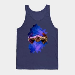 Galaxy Imperial Ship - tall galaxy Tank Top